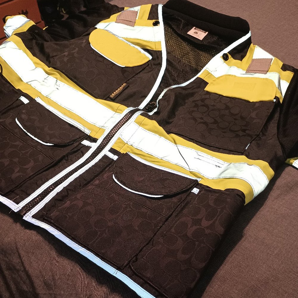 Designer worked vests